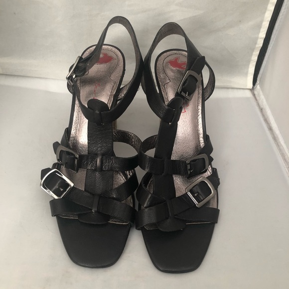 Anthropologie Shoes - Star Ling leather gladiator style heel sandal 9